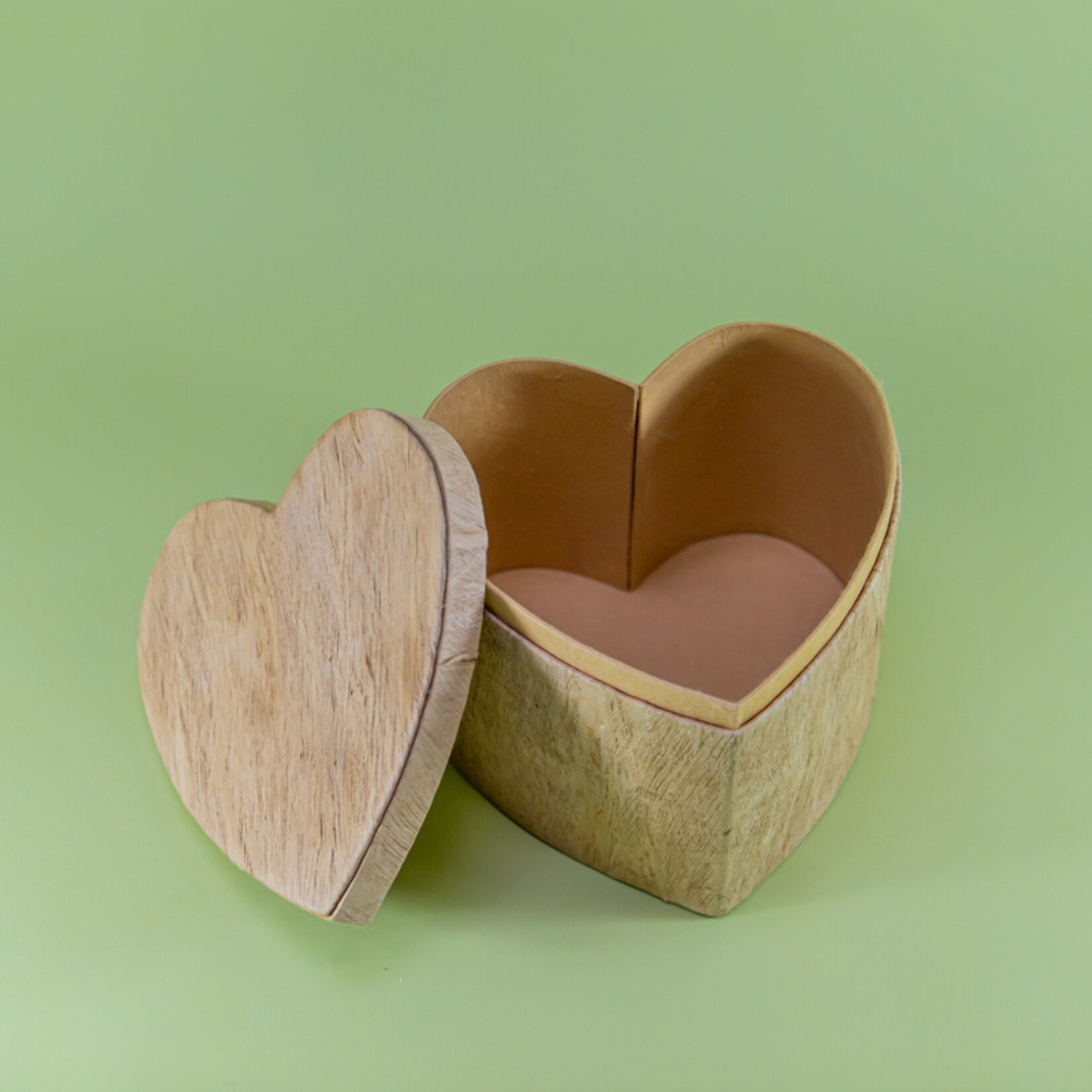 ECO-URN Herzförmige Urne Maulbeerrinde