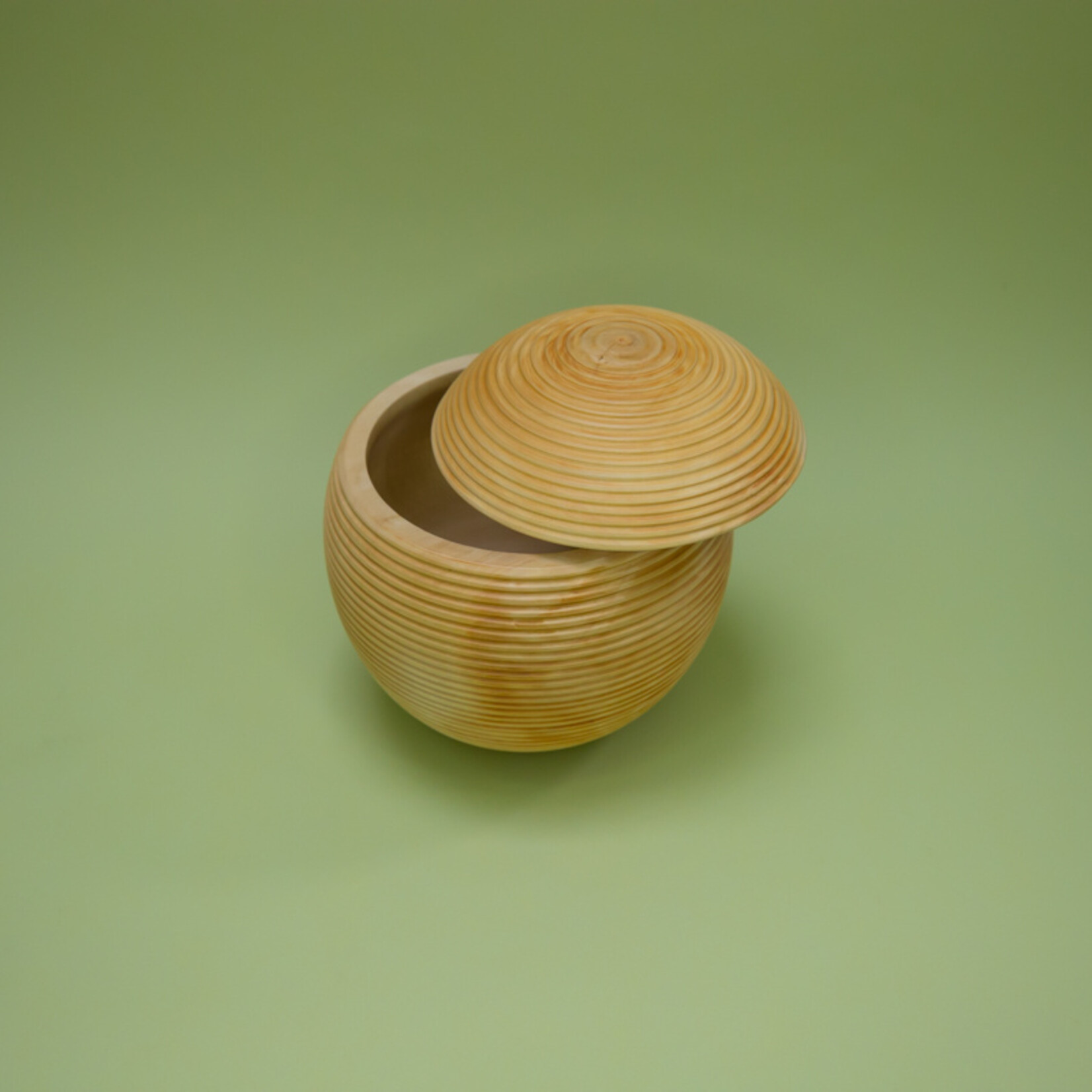 ECO-URN Eco urn ronde bol, Mangohout, 20x20cm