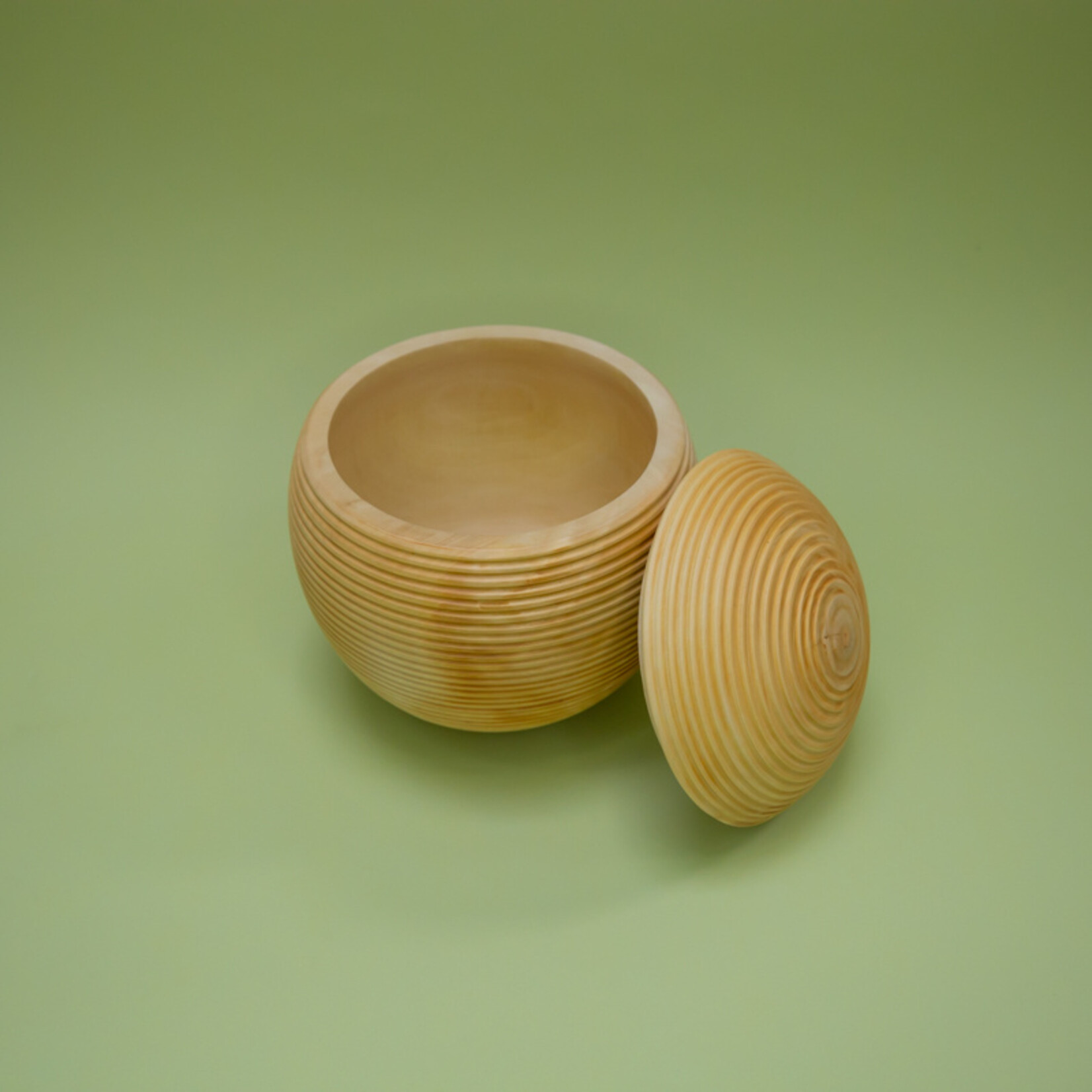 ECO-URN Eco urn ronde bol, Mangohout, 20x20cm