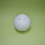 ECO-URN Eco urn ronde bol, Mangohout, 20x20cm