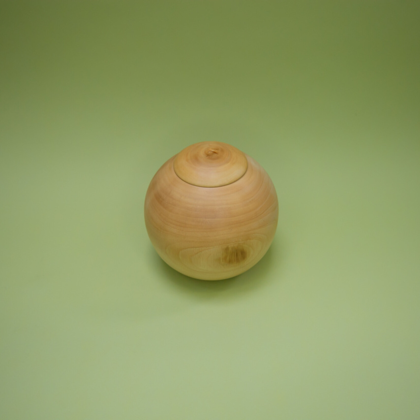 ECO-URN Öko-Urne, runde Kugel, Mangoholz, 20x20 cm