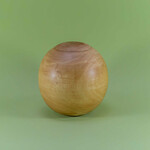 ECO-URN Öko-Urne, runde Kugel, Mangoholz, 15 x 15 cm