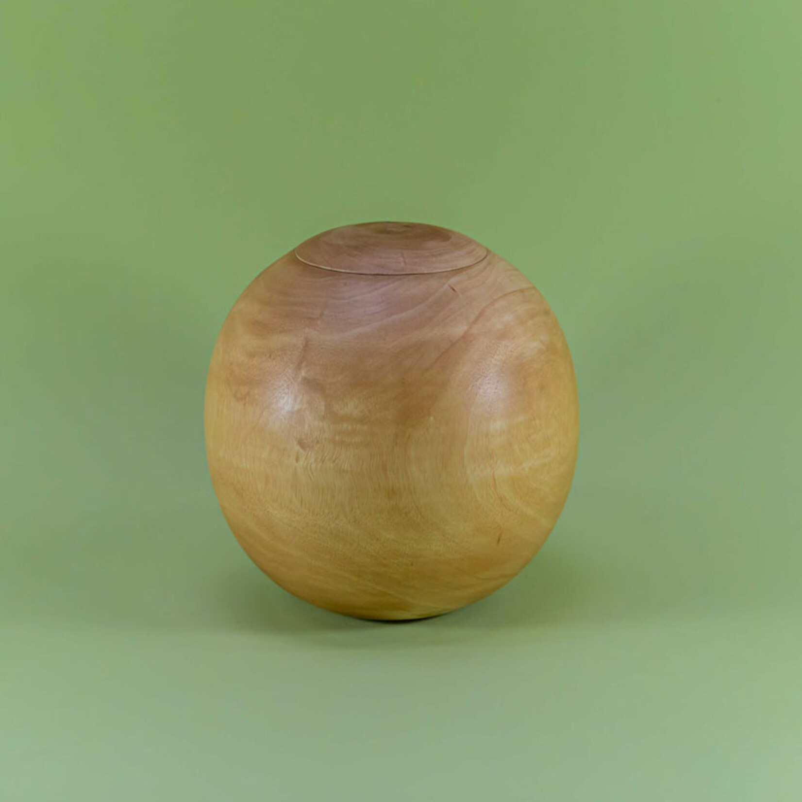 ECO-URN Eco urn ronde bol, Mangohout, 15x15cm