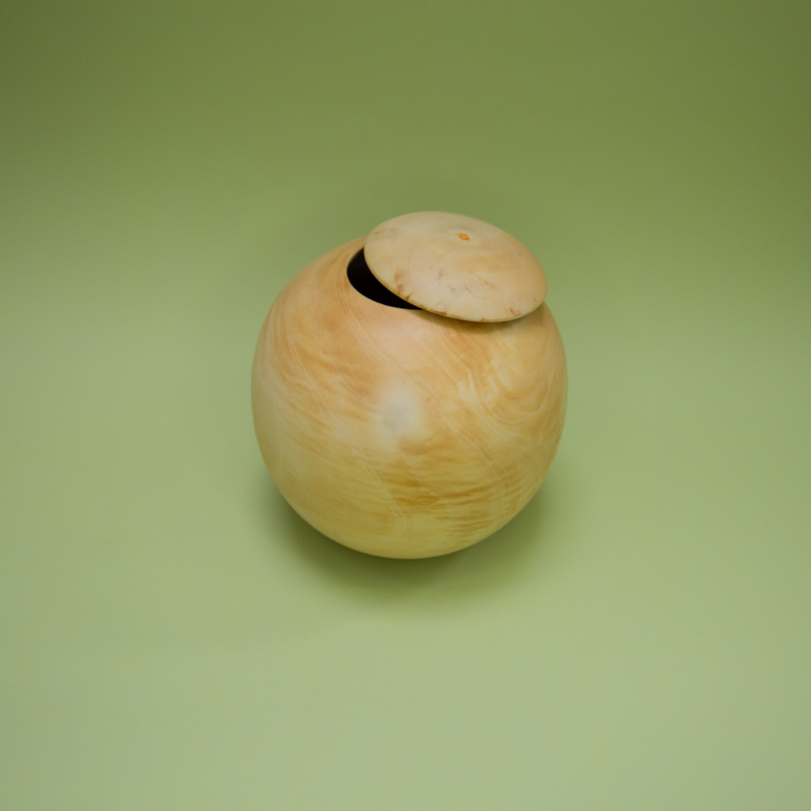 ECO-URN Eco urn ronde bol, Mangohout, 23x23cm