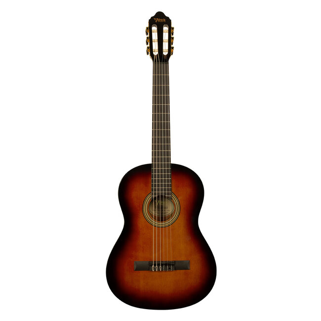 AKT Valencia 260 Series 4/4 Size Classical Guitar - Clsc Sburst