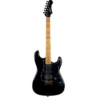 Jet Guitars JS400 Electric Guitar - Black (Gold Hardware)