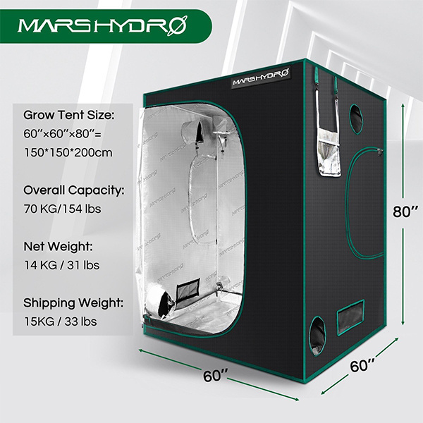 Mars Hydro Kweektent (150x150x200cm)