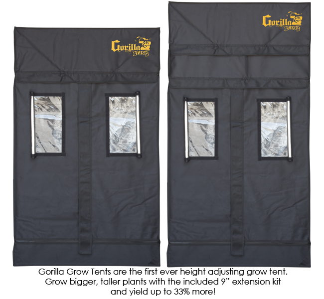 Gorilla Kweektent (GGT33 SH) 92x92x150