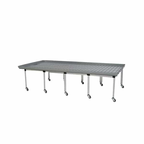 Kweektafel 94,5x185cm met wielen