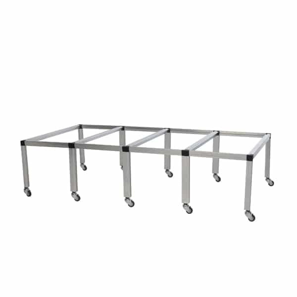 Kweektafel 94,5x185cm met wielen