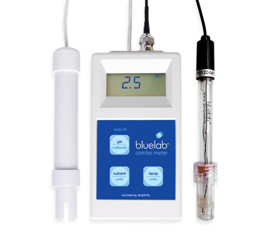 Bluelab Combo Meter pH EC Temperatuur 3-in-1 Portable