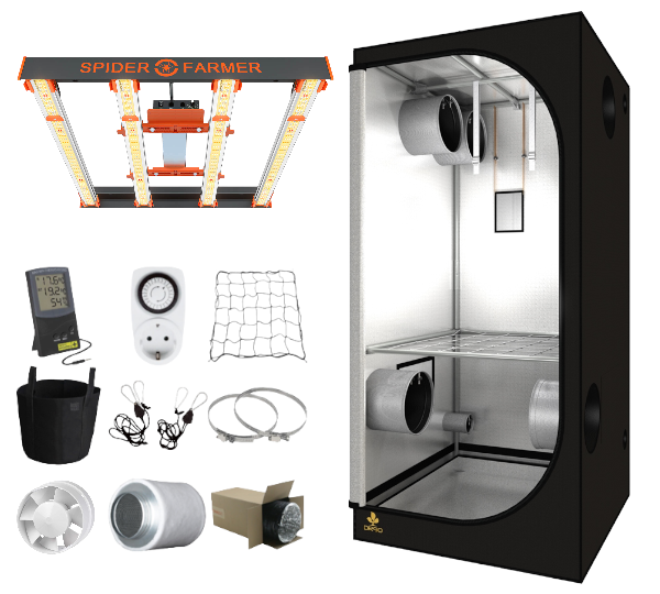 Complete kweektent 80x80 Spider Farmer