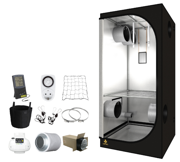 Complete kweektent 100x100 samenstellen