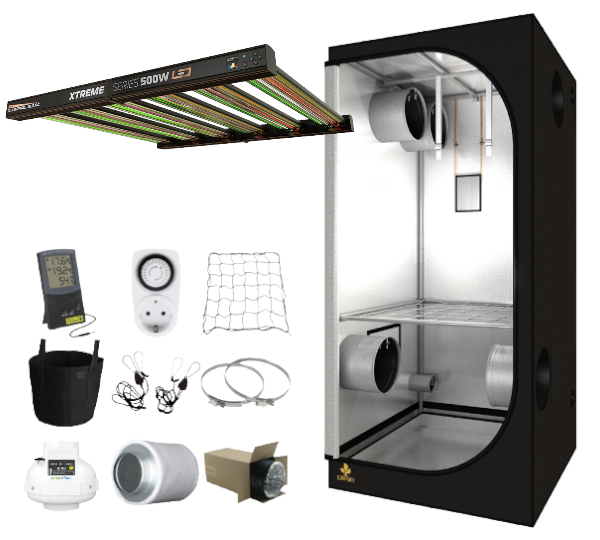Complete Kweektent 120x120 Dimlux 500w