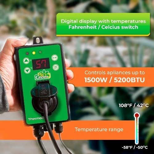 BioGreen Digitale Thermostaat