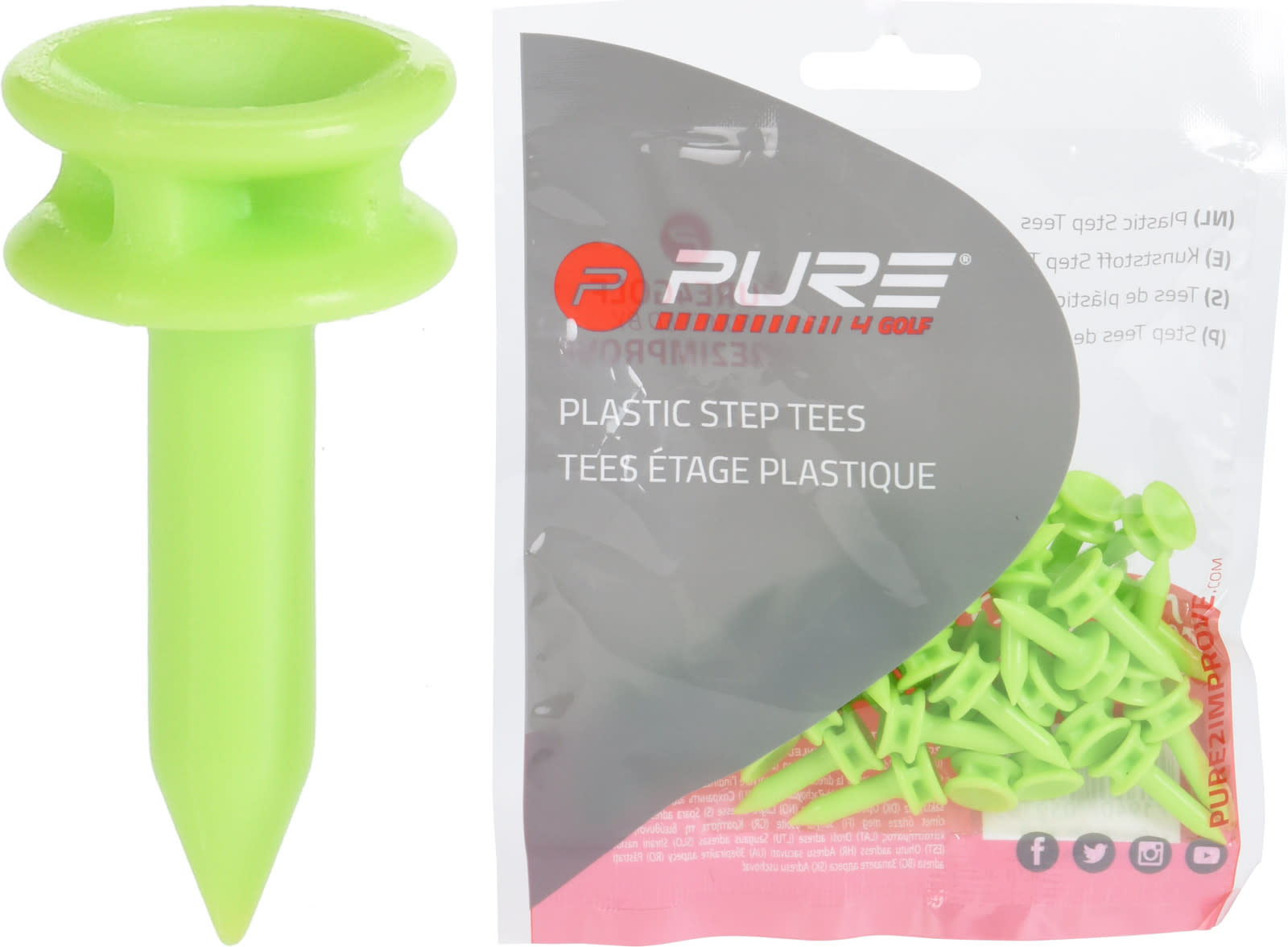 Plastic Step Tees
