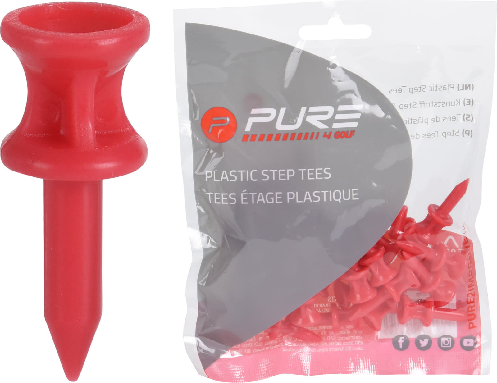 Plastic Step Tees