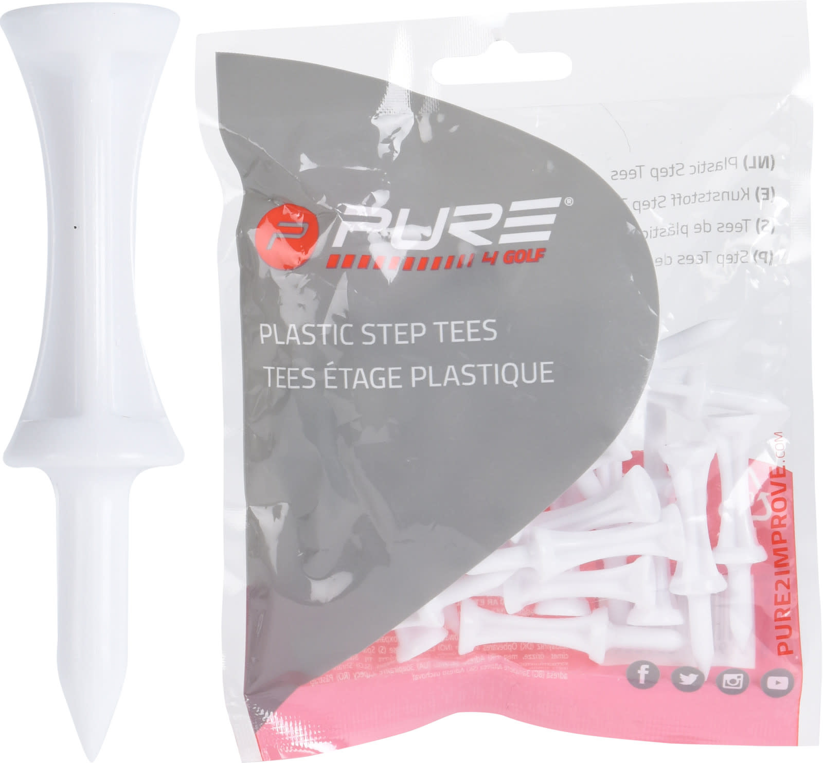 Plastic Step Tees