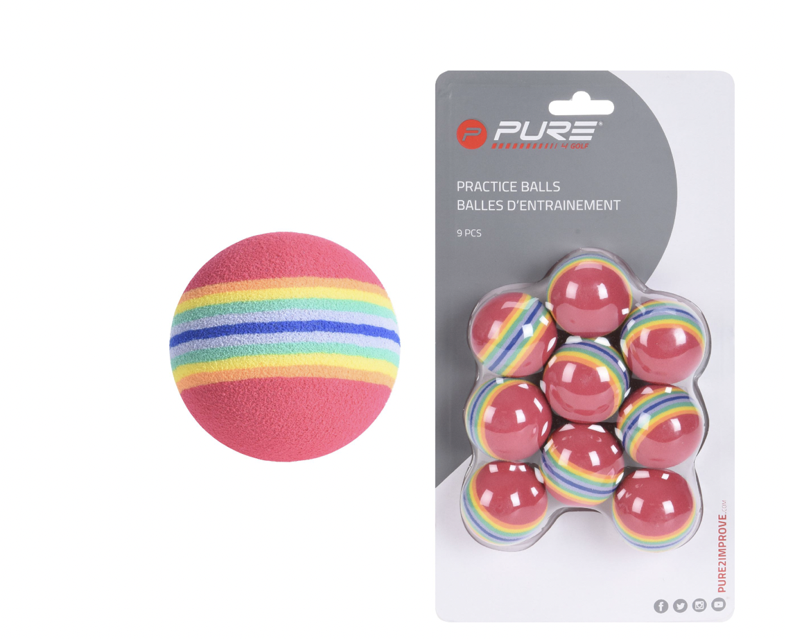 Practice Balls Foam Set Of 9 Stuks