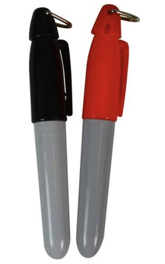 Golf Ball Marker Pen Rood&Zwart