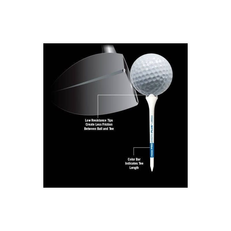 Pride PTS Evolution Plastic Performance Golf Tees (10 Stuks)