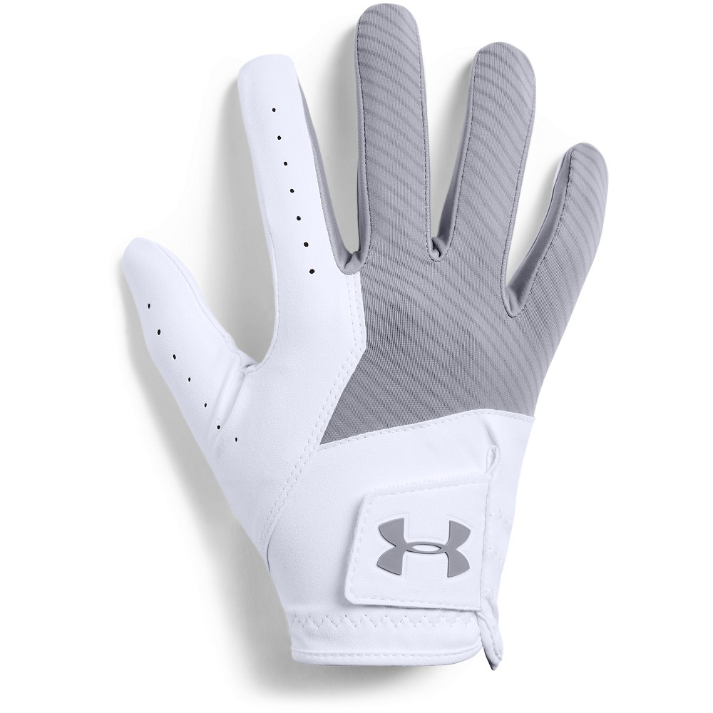 Under Armour Medal Golf Glove - Wit/Steel