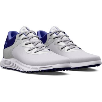 Under Armour Under Armour Charged Breathe 2 Spikeless Dames Golfschoenen - Wit / Silver / Blauw