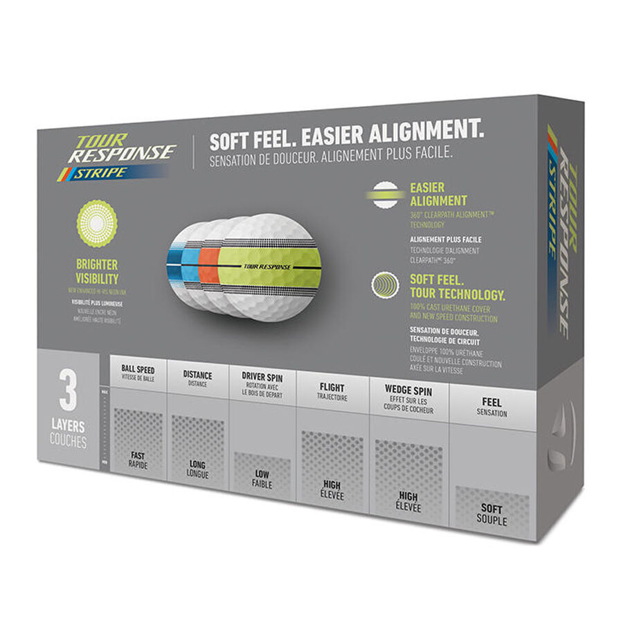TaylorMade Tour Response Stripe Multi Pack