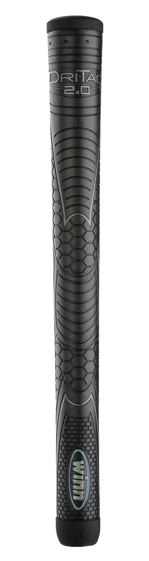 13 Impugnature Medie Winn Dri-Tac 2.0 - Jet Black/Blu - Nuove, Per Mazze Da Golf