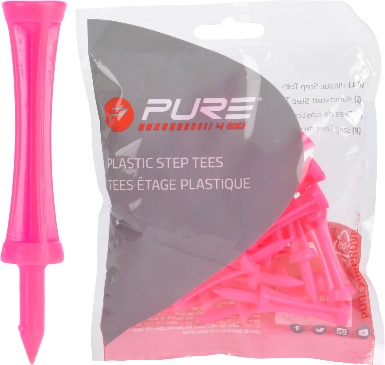 Plastic Step Tees