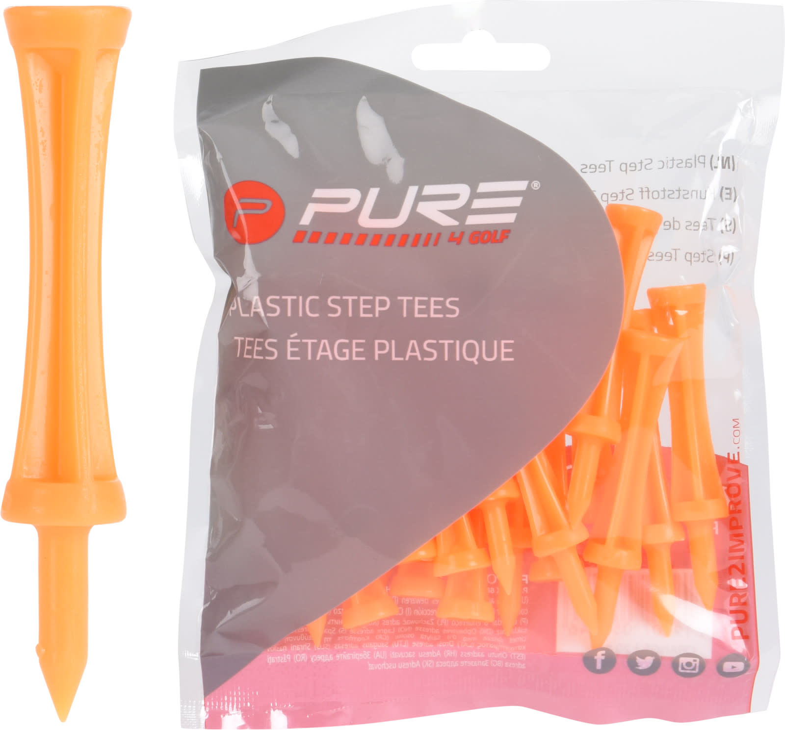 Plastic Step Tees