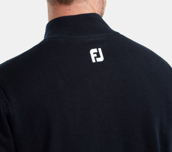 Footjoy Wool blend lined 1/2 zip