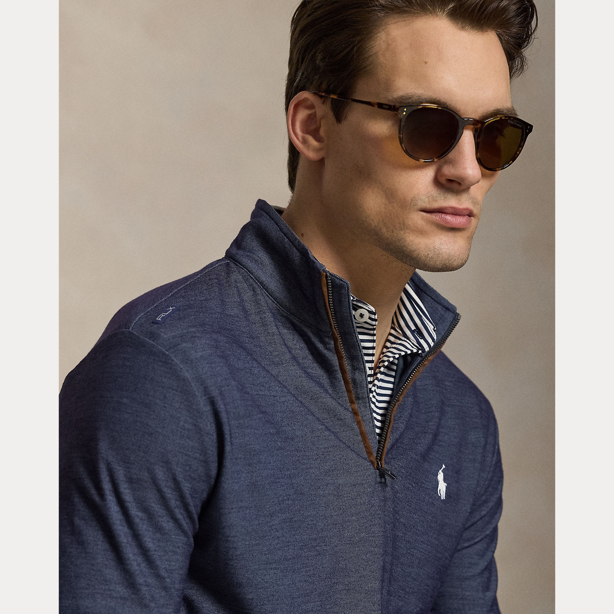 26SS Polo Ralph Lauren RLX - MESH QUARTER-ZIP PULLOVER