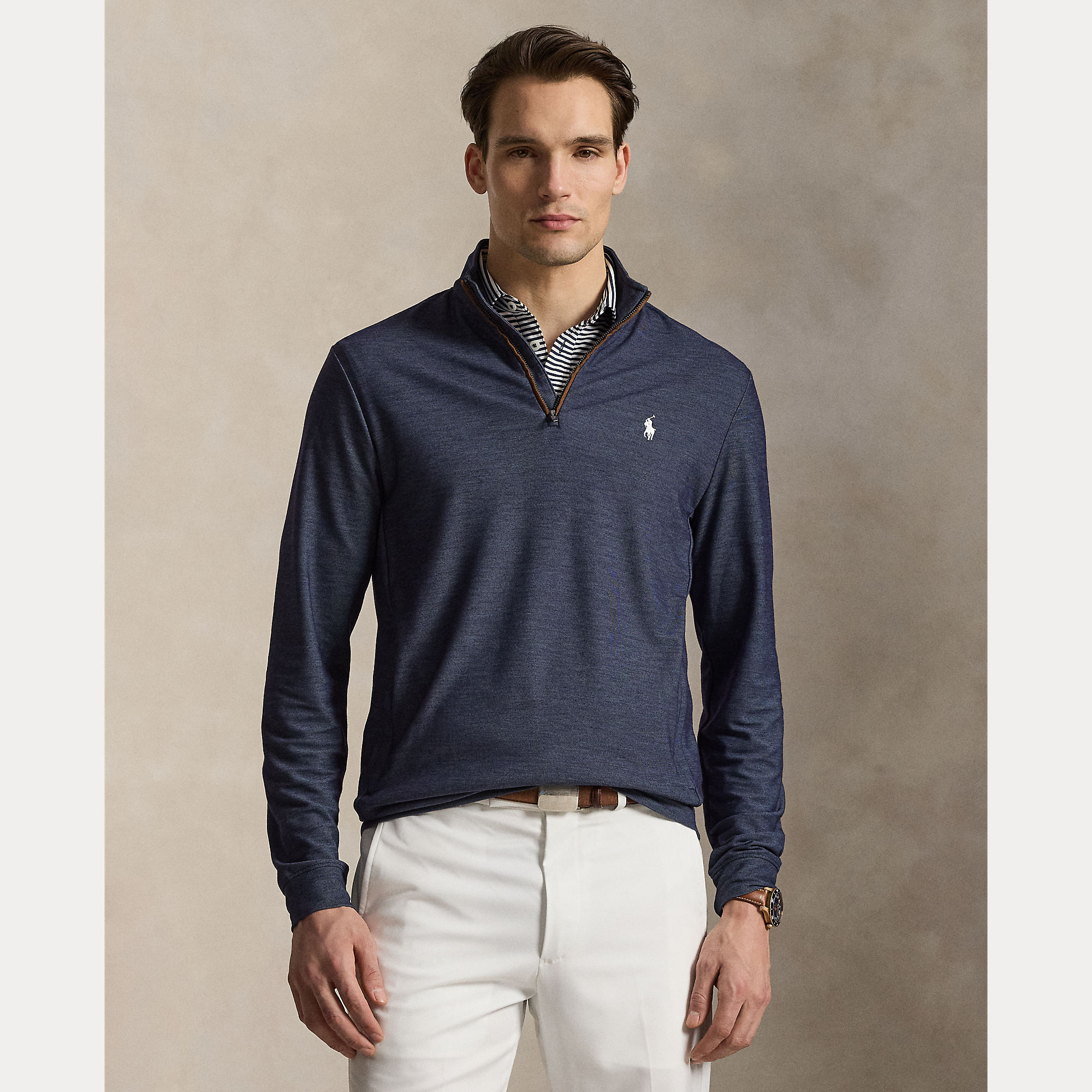 26SS Polo Ralph Lauren RLX - MESH QUARTER-ZIP PULLOVER