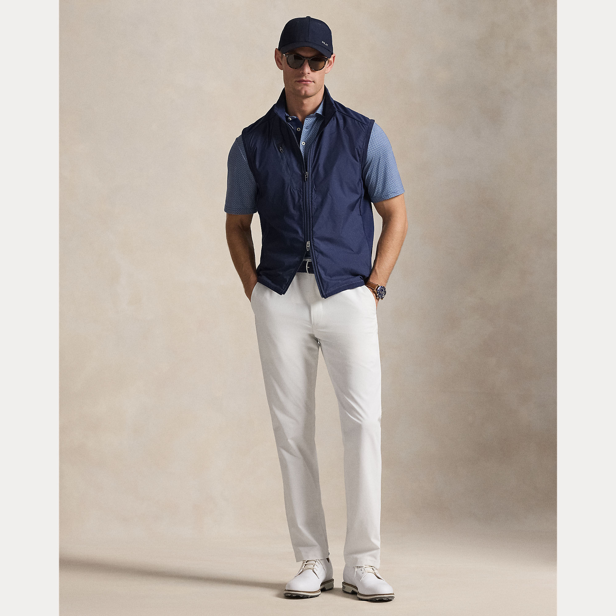 26SS Polo Ralph Lauren RLX - HYBRID FULL-ZIP VEST