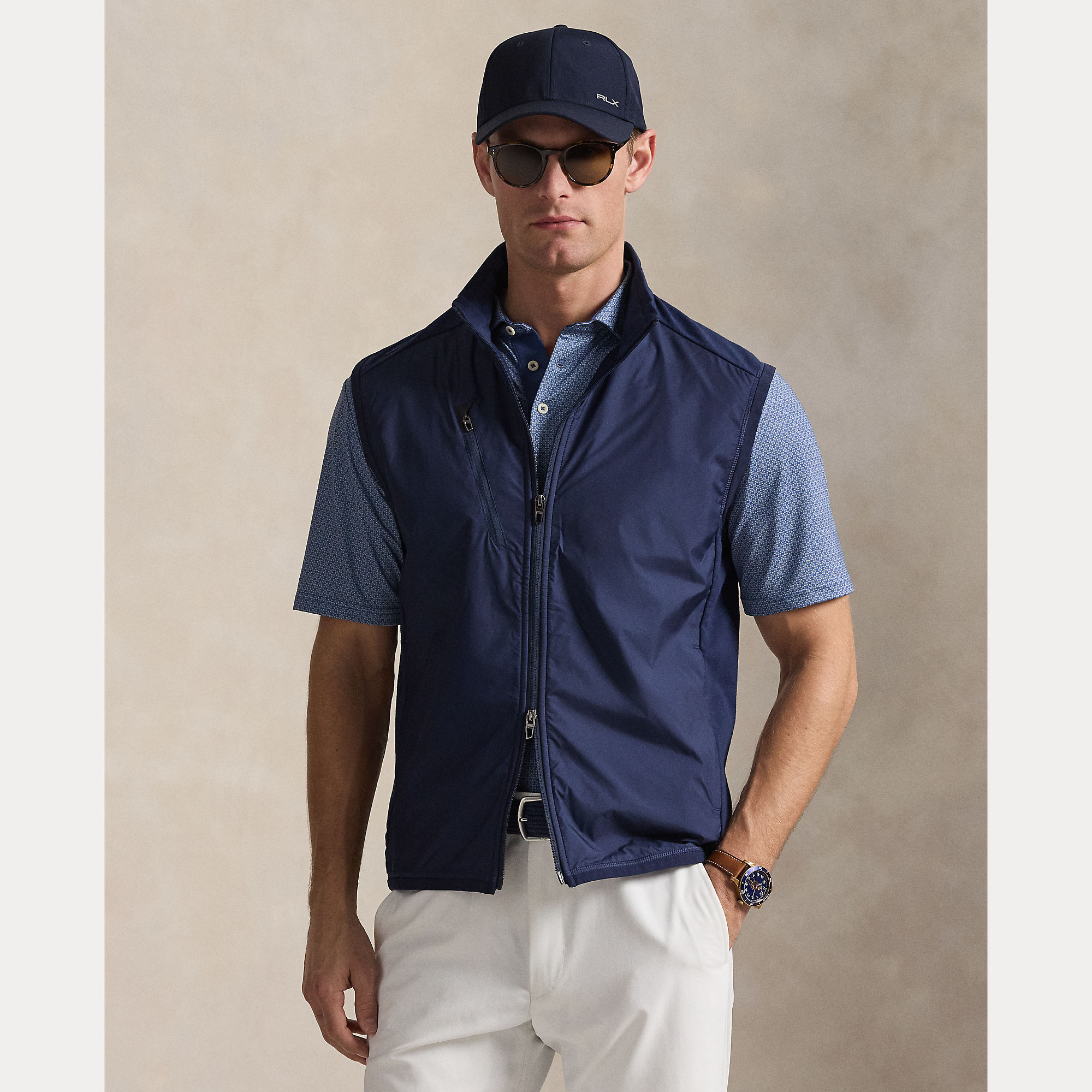26SS Polo Ralph Lauren RLX - HYBRID FULL-ZIP VEST