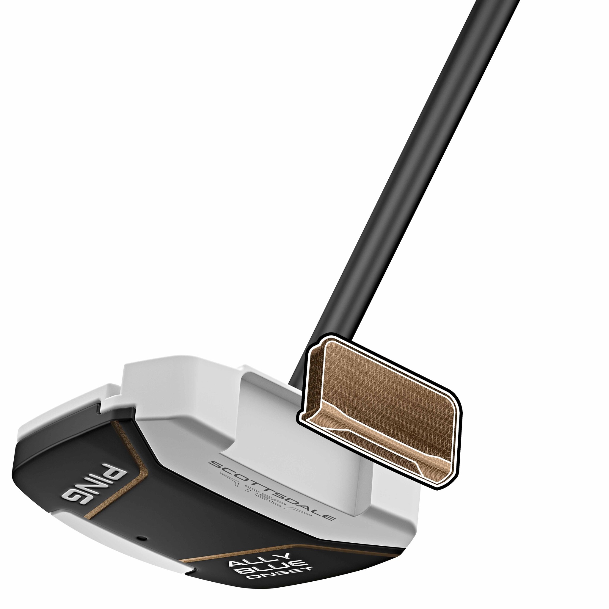 26 Ping Scottsdale Tec Putter – Ally Blue Onset Counter Balanced
