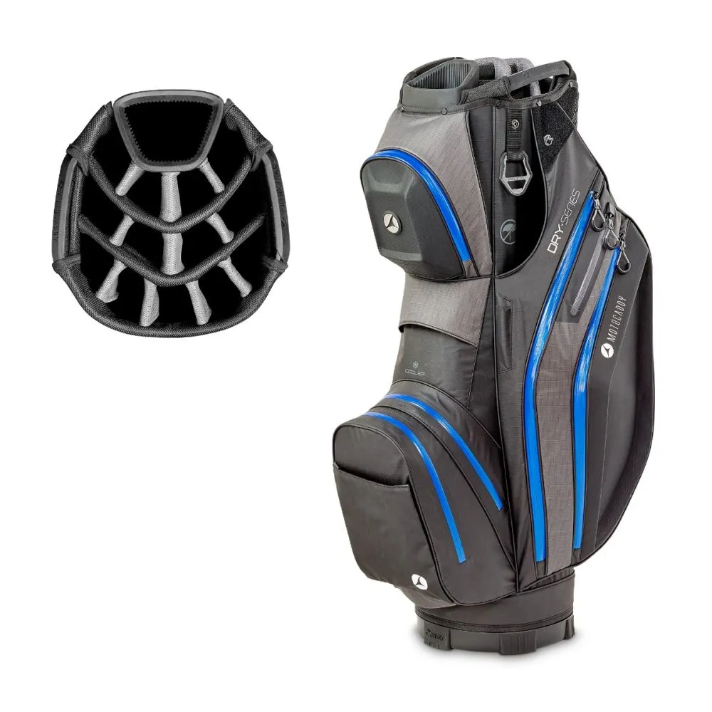 Motocaddy Dry Series Cart Bag Black/Blue