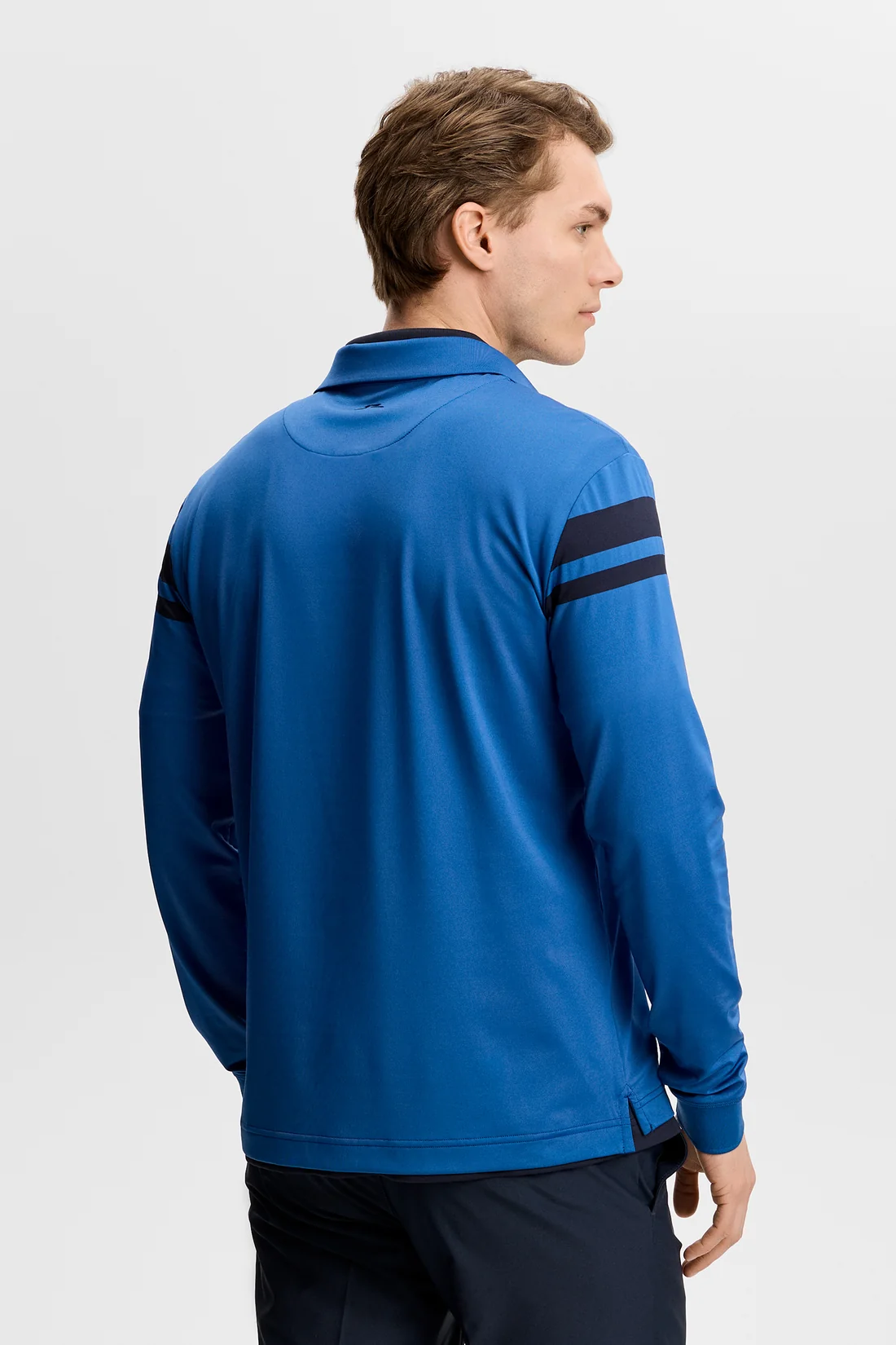 J.Lindeberg - KENNY LS STRIPE POLO
