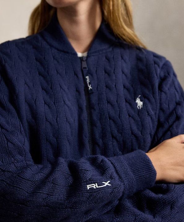 Ralph Lauren RLX - W CONCEPT 1 07/15- SWEATER-FULL ZIP-COAT