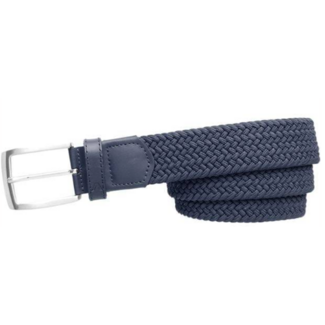 Alberto Alberto Braided Belt - Navy