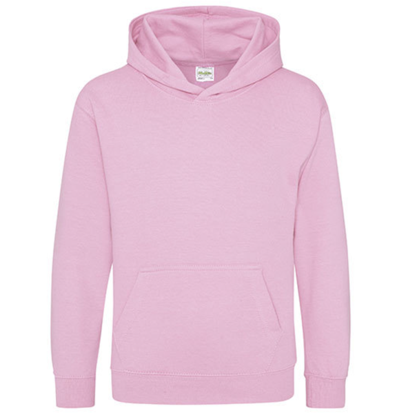 Just Hoods | Kids AWDis Hoodie - Baby Pink