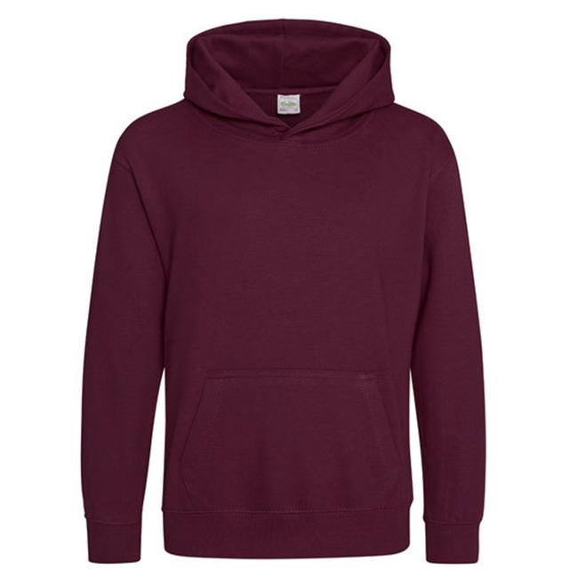 Kids AWDis Hoodie - Burgundy