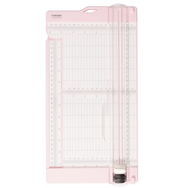 Papiersnijder met rilfunctie 30,5cm - roze