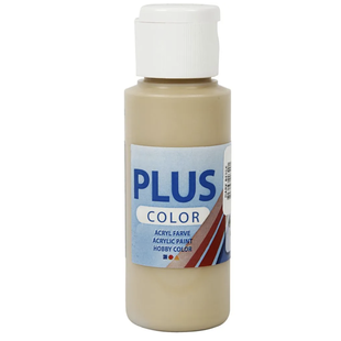 Plus Color acrylverf -  Dark Beige / 60 ml