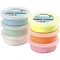  FOAM CLAY - pastelkleuren glitter (6x14gr)