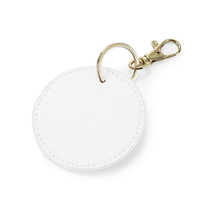 Boutique Circular Key Clip - White