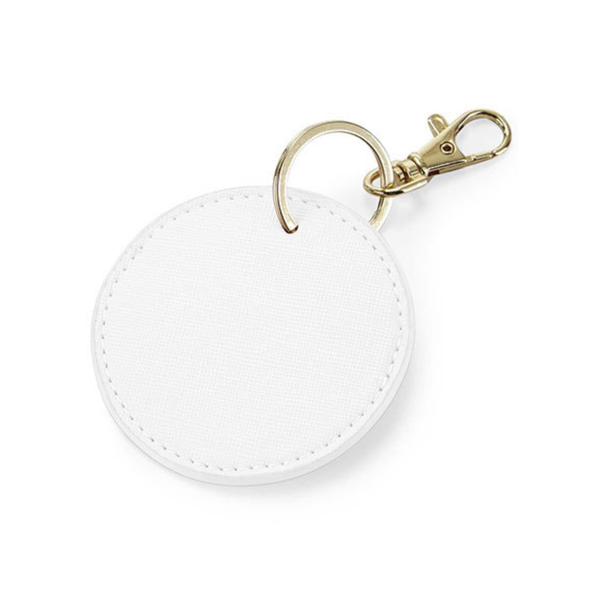 Bagbase | Boutique Circular Key Clip - White