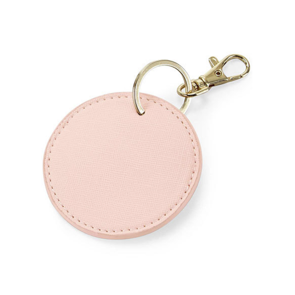 Bagbase | Boutique Circular Key Clip - Soft Pink