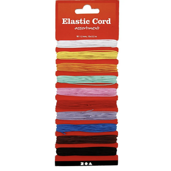 Creativ Company | Elastiek - 10 kleuren